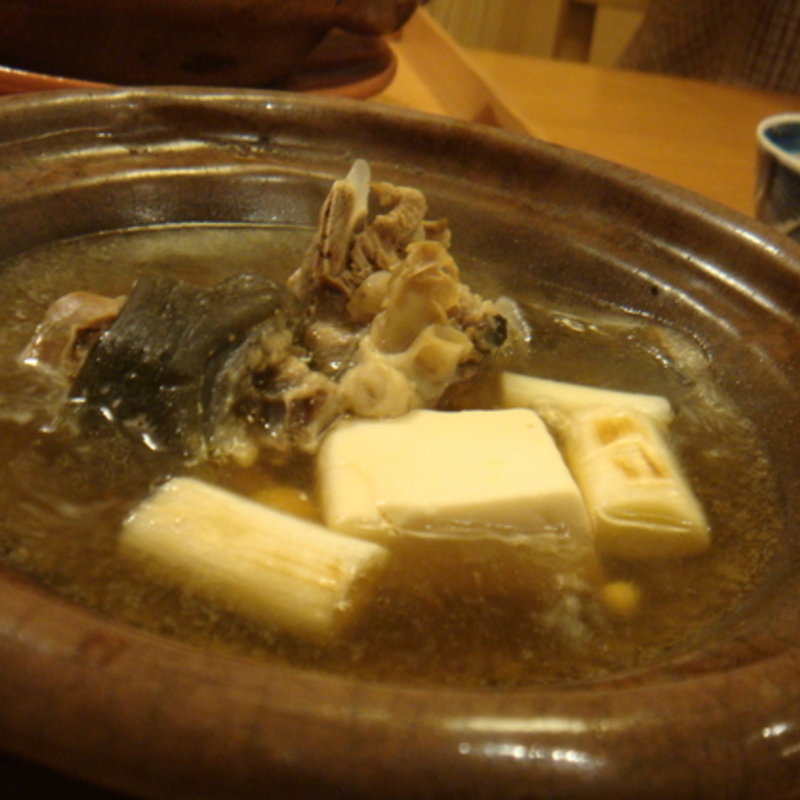 すっぽん鍋(懐石 斉藤)