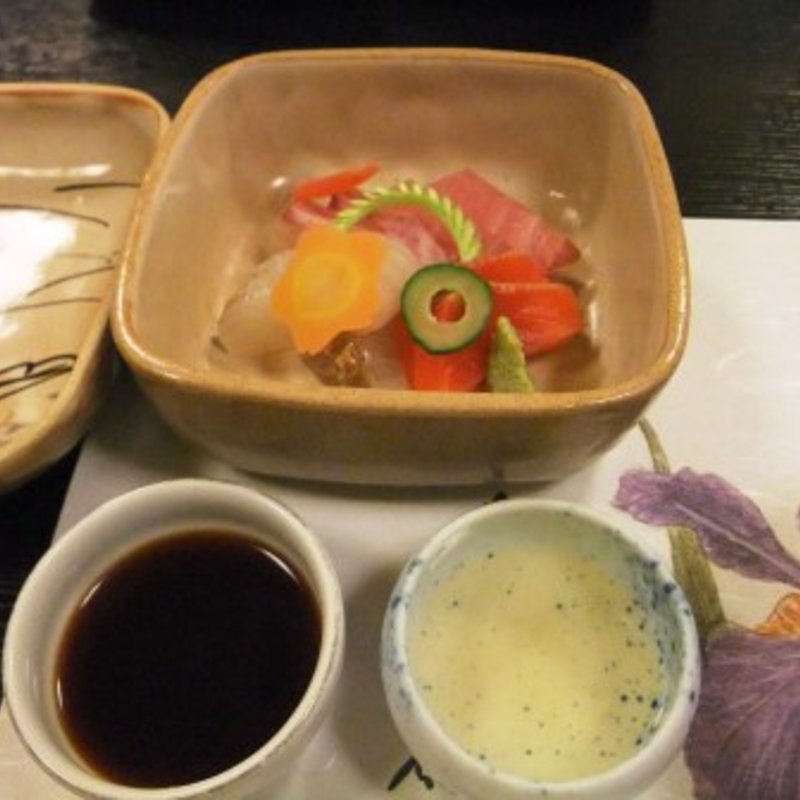 お造り(懐石料理 佑和)