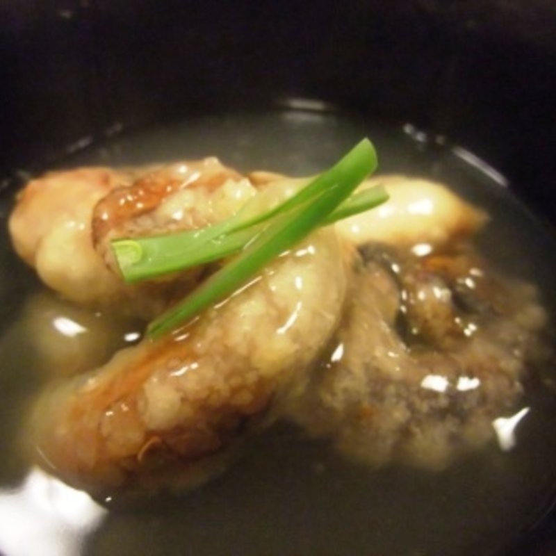 明石子蛸の揚げ出し風(懐石料理 佑和)