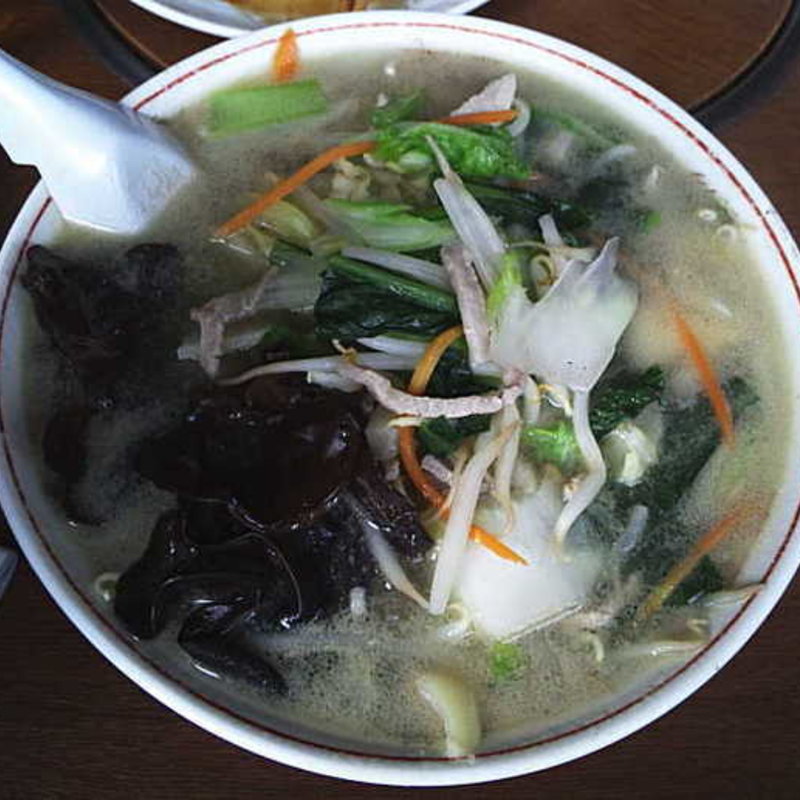 タンメン(成龍萬寿山 本店 （せいりゅうまんじゅさん）)