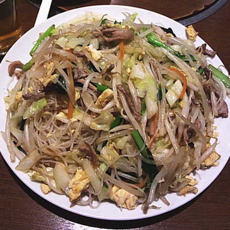 焼きビーフン(成龍萬寿山 本店 （せいりゅうまんじゅさん）)