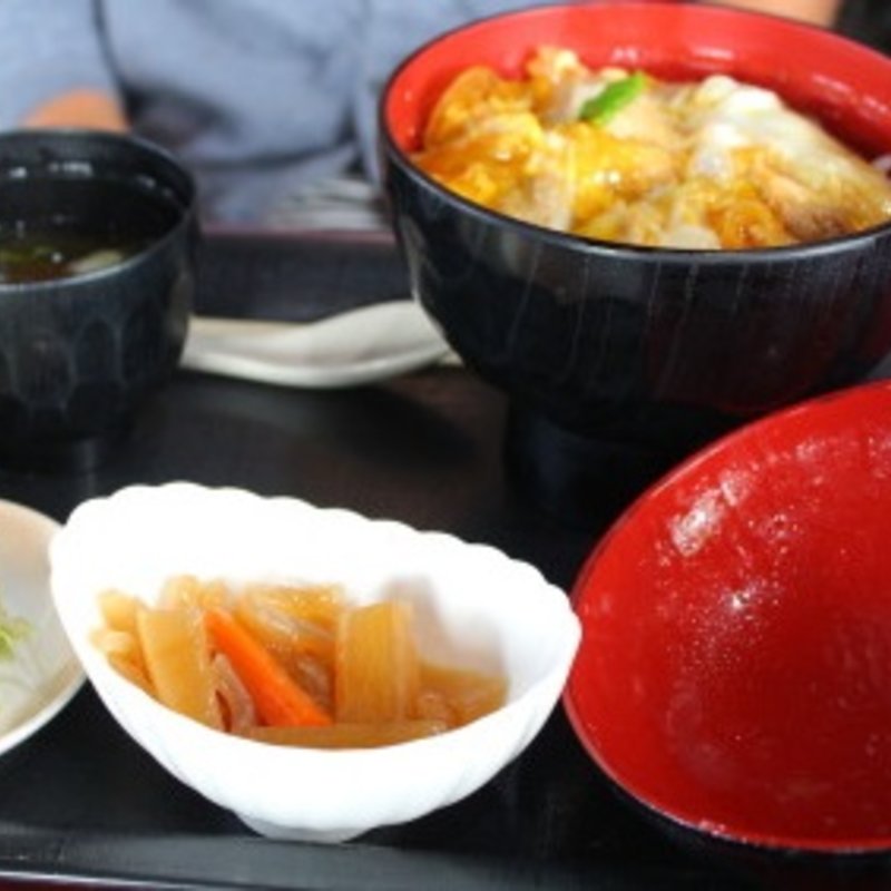 親子丼定食(我が家の卵 )