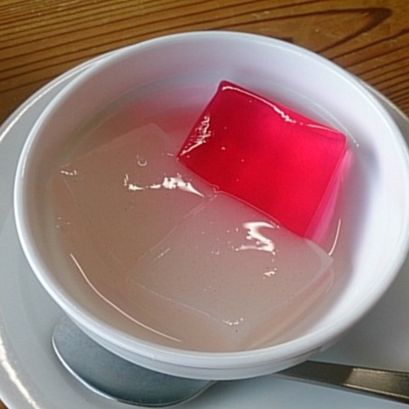 そばと紫蘇のゼリー(戸隠そば博物館 とんくるりん （とがくしそばはくぶつかん とんくるりん）)