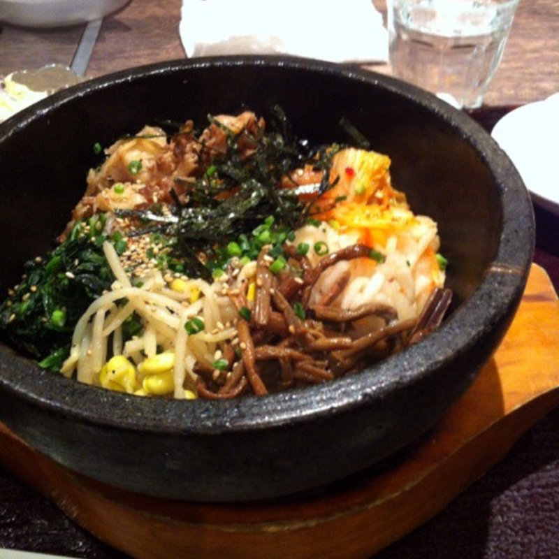 石焼ビビンパ定食(和牛一頭焼肉 盛岡手打冷麺 房家(ボウヤ) 日本橋店)