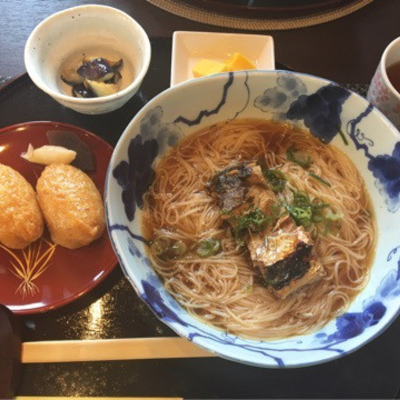 鯖そうめんの定食(扇)