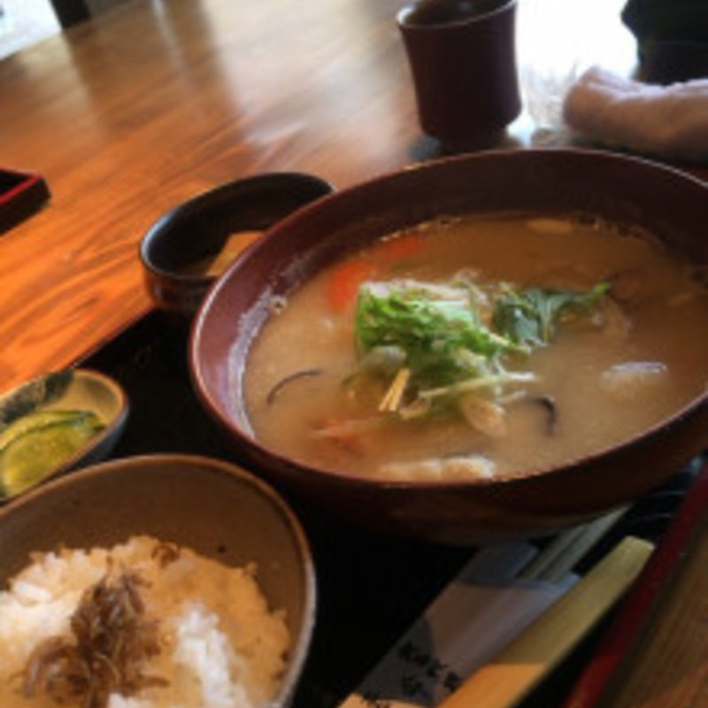 団子汁定食(手づくり茶屋 よか処 やまもも)