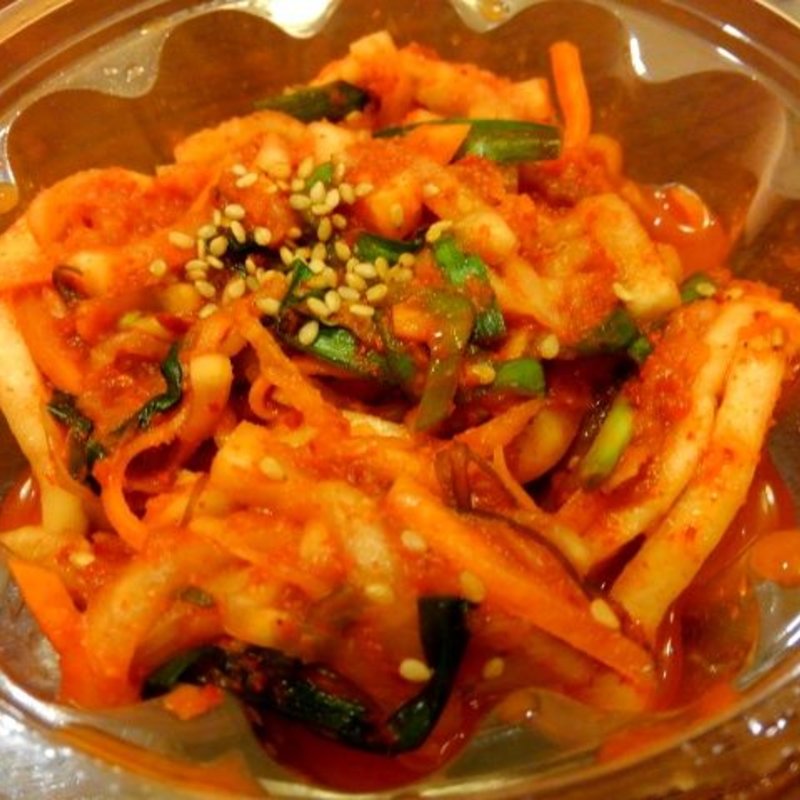 大根とニラと人参と長ネギのキムチ(手作りキムチ 味庵)