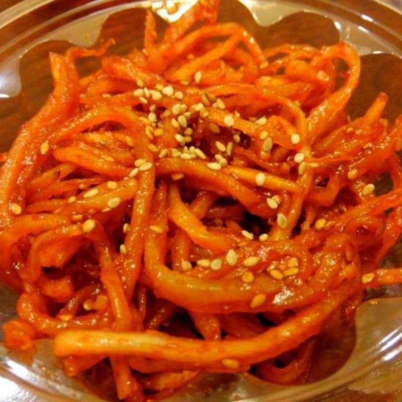 裂きイカキムチ(手作りキムチ 味庵)