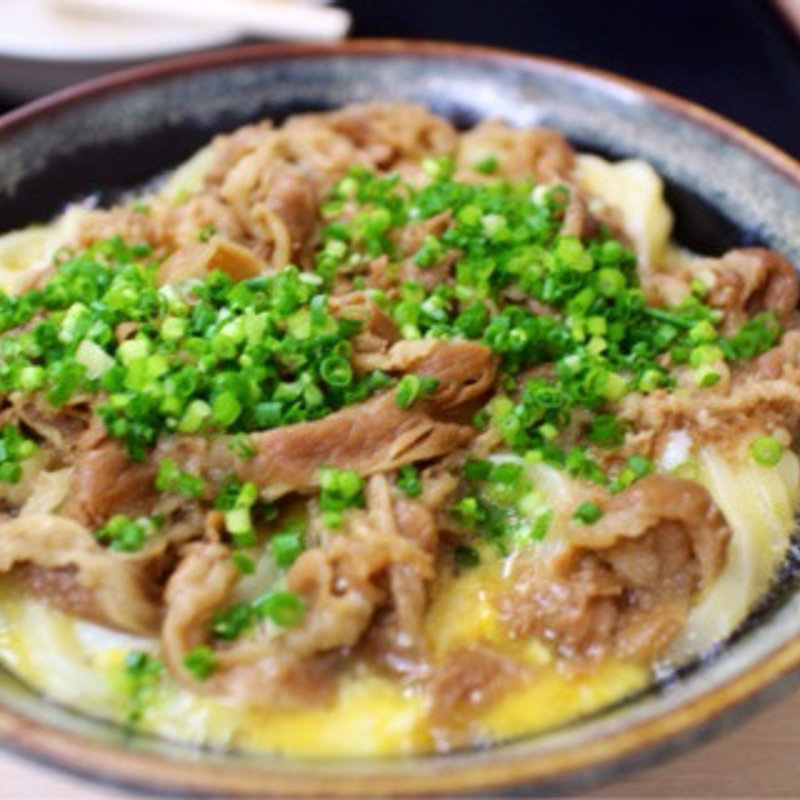 肉釜玉(手打うどん くうかい)