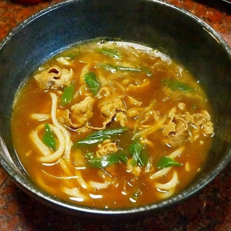 カレーうどん上（肉）(手打うどん錦（姫路赤十字病院前）)