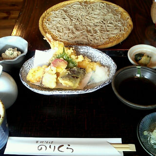 天ざる 大盛り(手打そば のりくら)