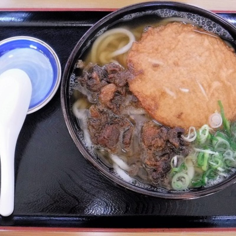 肉丸天うどん（大盛）(手打ちうどん 両国 )