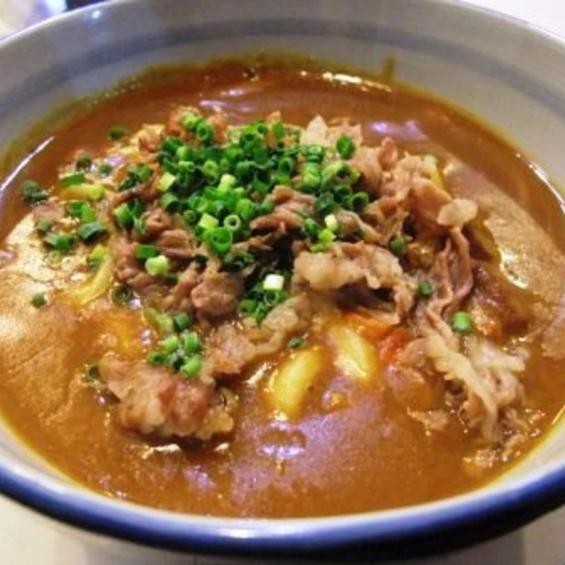 牛しゃぶカレー (手打ちうどん 鶴丸 （つるまる）)
