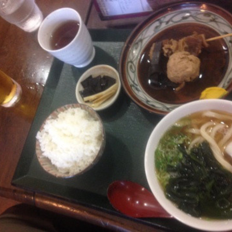 うどん定食(手打ちうどん鳴子屋)