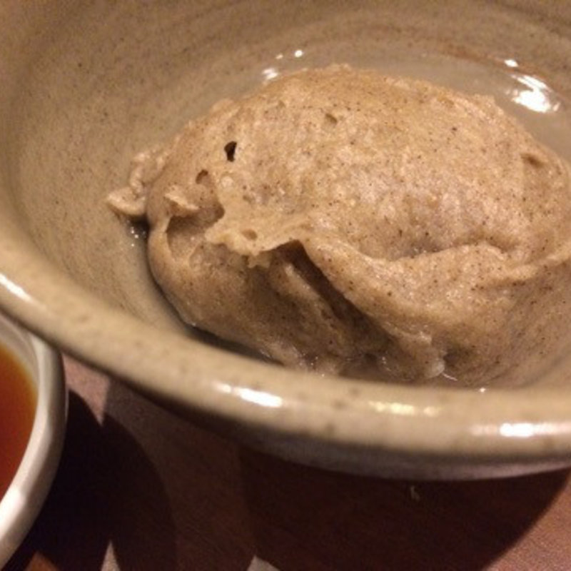 蕎麦がき(手打ちそば 毘沙門)