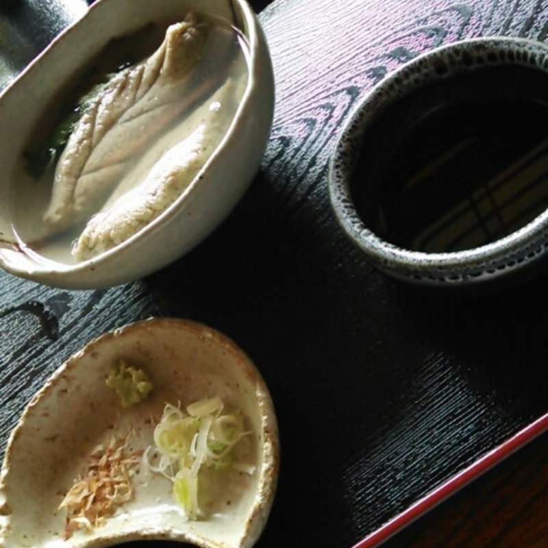 そばがき(手打ちそば処 麓 )