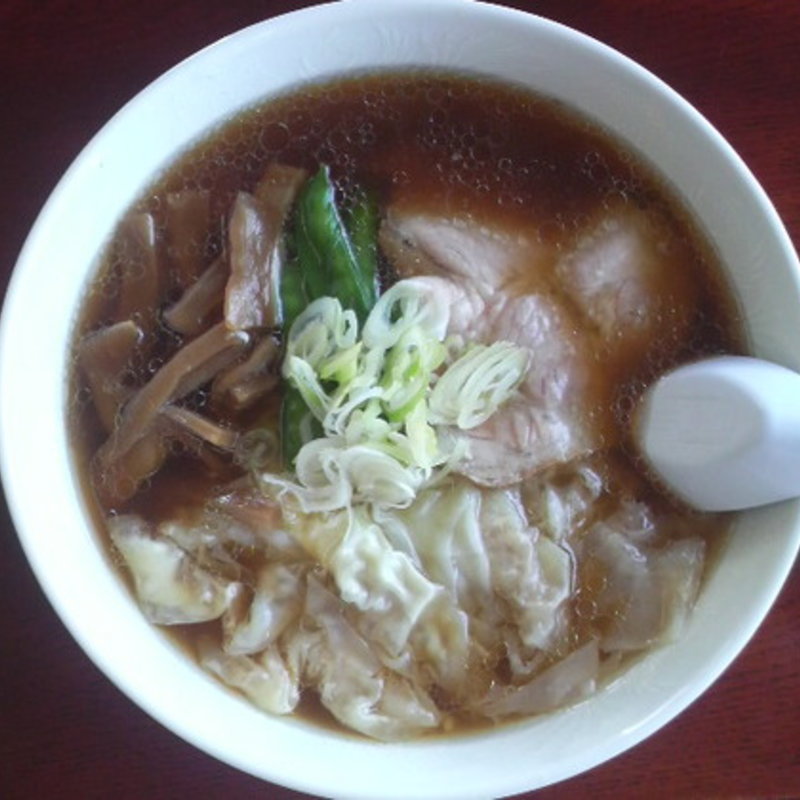 ワンタンメン(手打ラーメン 太閤 （たいこう）)