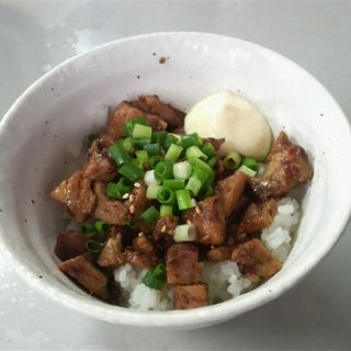 チャーシュー丼セット(拉麺工房「暁」)