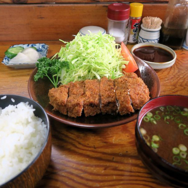 とんかつ（ロース）定食(とんかつ播磨)