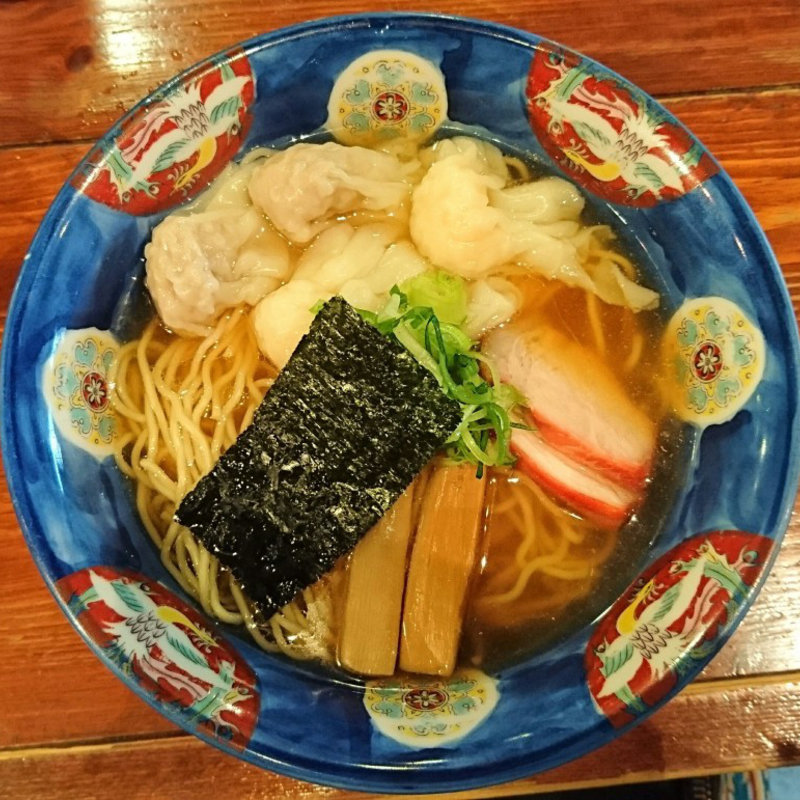 特製ワンタン麺ミックス　ハーフ(支那そば 八雲 （しなそば やくも）)