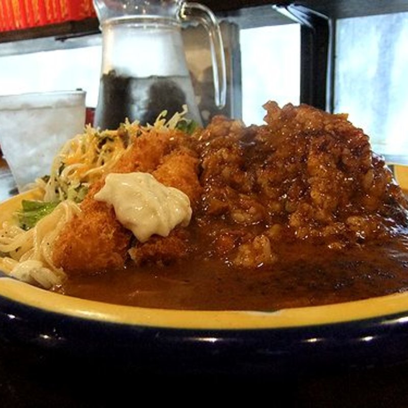 えびフライカレー(博多文化屋カレー店)