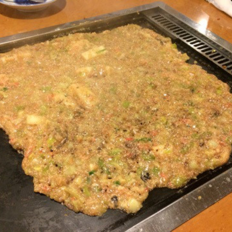 明太子もちのもんじゃ(文字屋)