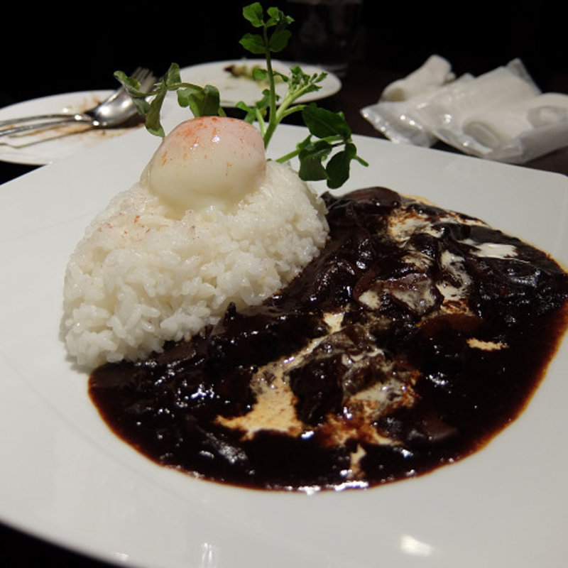 半熟卵の文明堂ハヤシライス(文明堂カフェ （BUNMEIDO　CAFE）)