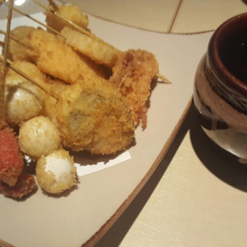 串揚げ盛合せ(炭火屋 文次郎 東神奈川店)