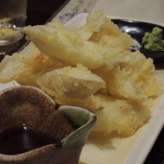 山芋の天ぷら＆カマンベールチーズの天ぷら(斗と乃蔵 （ととのくら）)