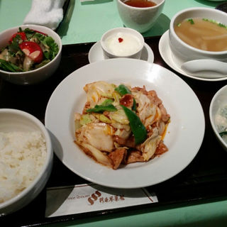回鍋肉定食(新世界菜館 （シンセカイサイカン）)