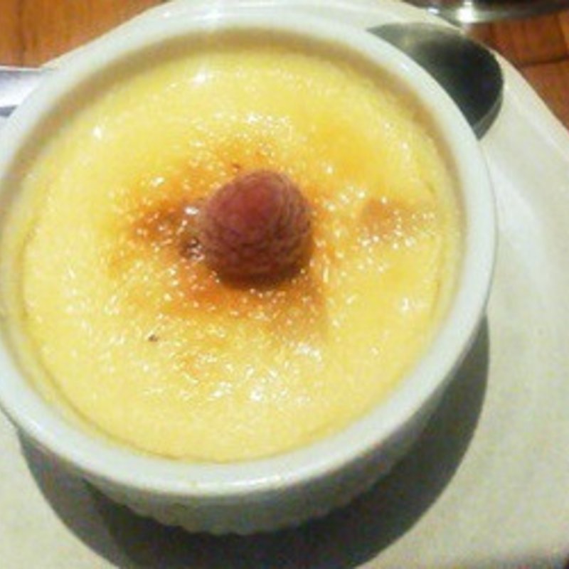 クレームブリュレ(新和食 到 organic&dining)