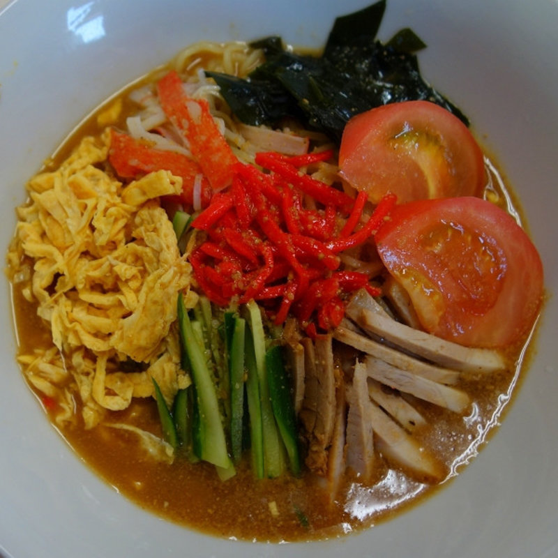 冷やし中華（ごまだれ）(新富飯店)