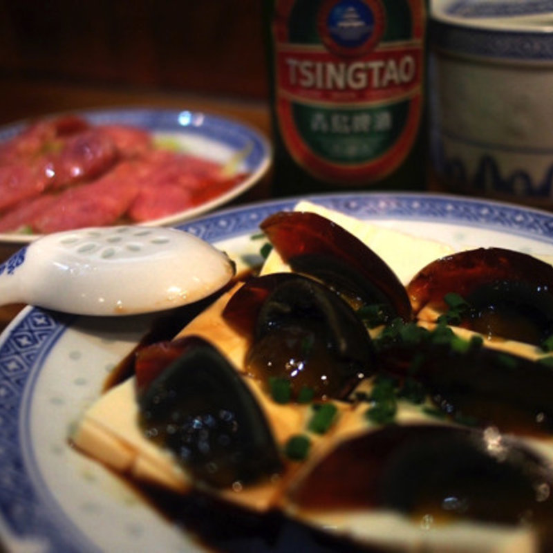 ピータン豆腐(香港麺 新記)