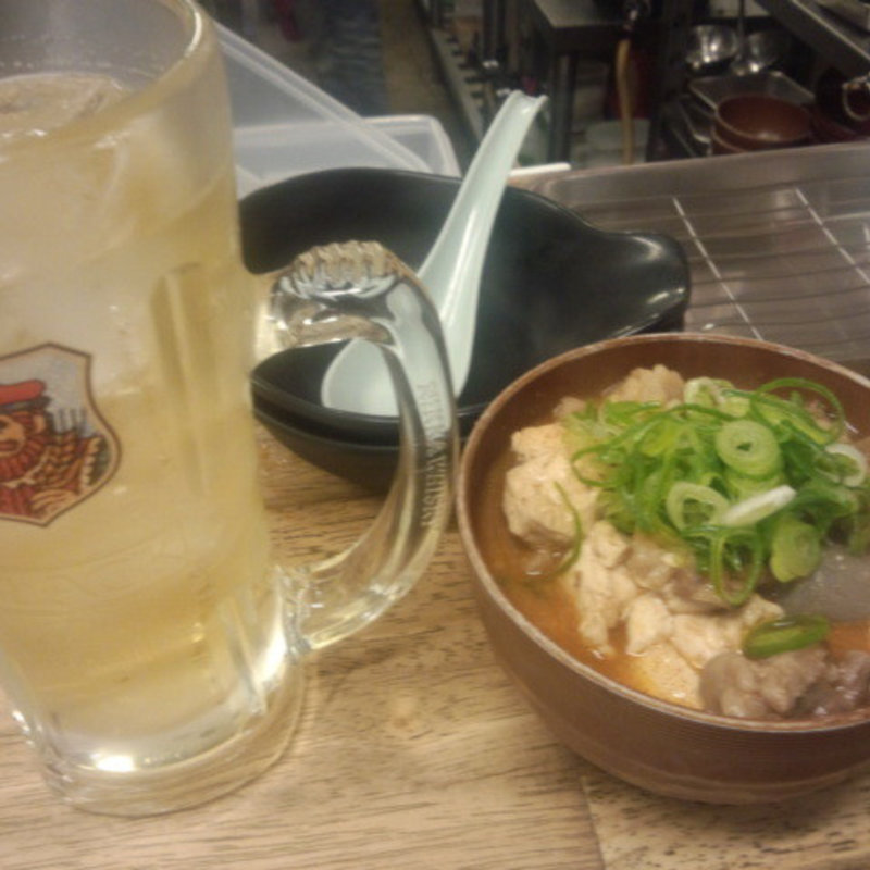 もつ煮込み(新鮮ホルモン市場 マッスルホルモン 天満二号店 )