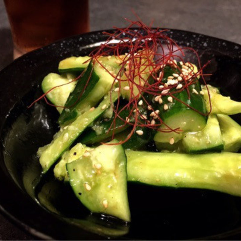 胡麻塩きゅうり和え(日の膳 千葉店 （‐Hinozen‐【旧店名】月の房）)