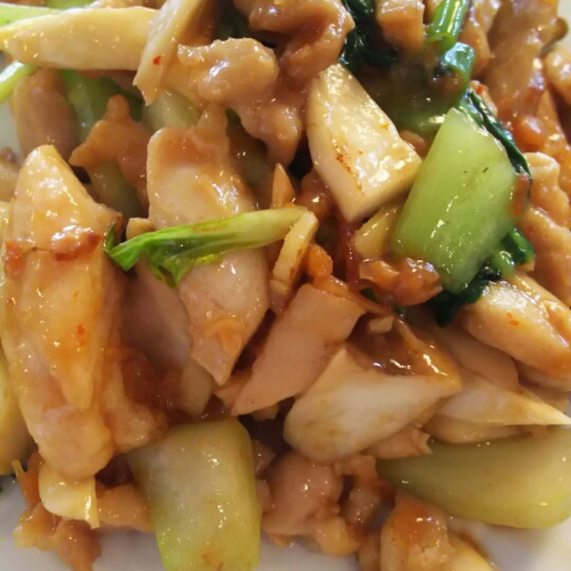 ランチ（鶏肉のXO醤炒め定食）(日光翠園)