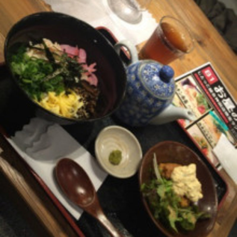 鹿児島名物鶏飯とチキン南蛮のセット(日南市じとっこ組合 神田店)