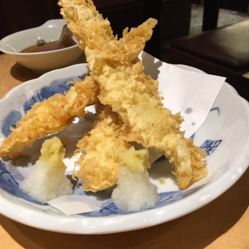 天麩羅の盛り合わせ(日本そば東京庵)