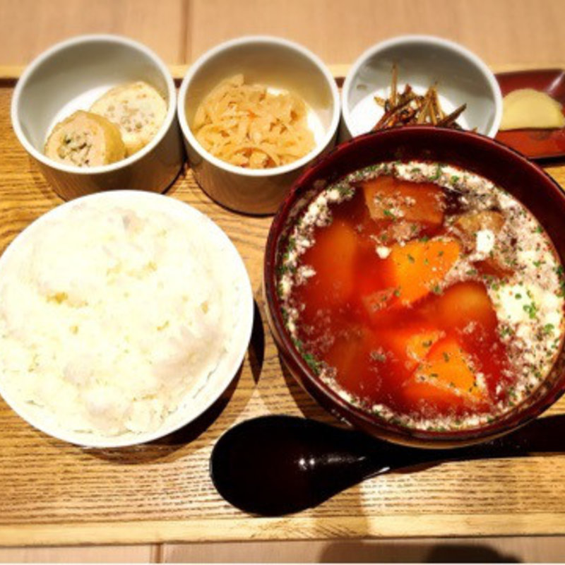 だしスープ膳【はなれ】牛たんのボルシチ(日本橋だし場 はなれ)