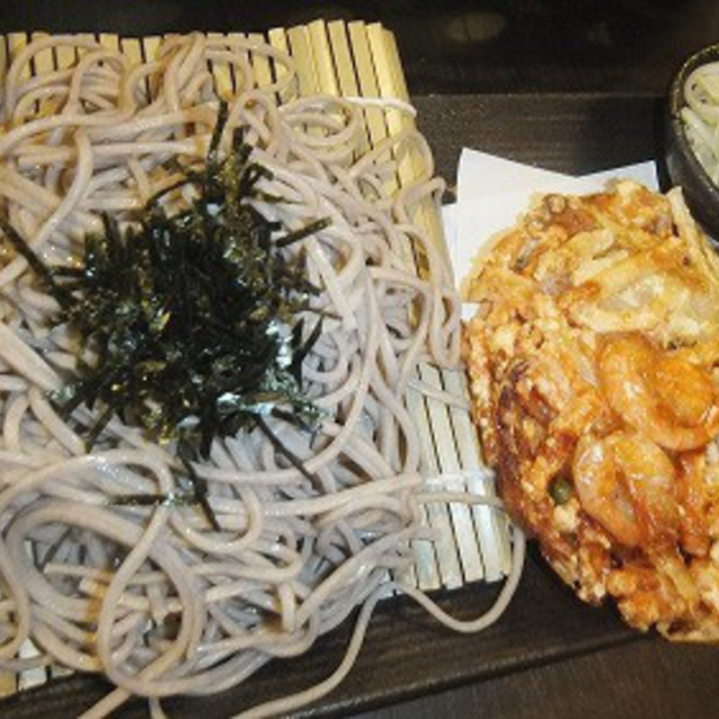 〆のかき揚げそば(日本酒センター米 関内店)