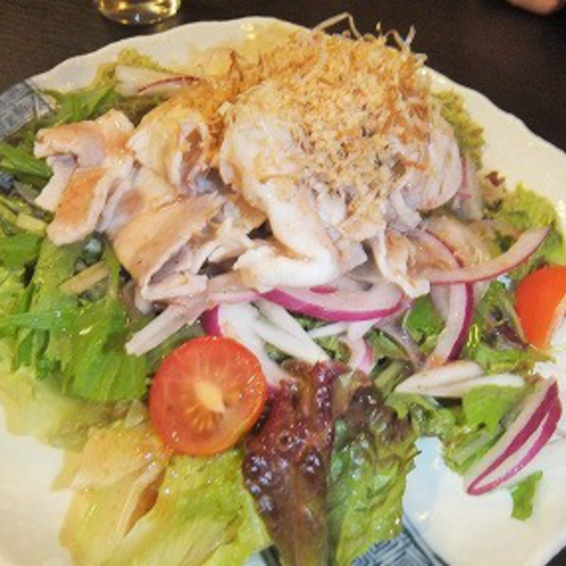 豚シャブサラダ～梅ドレッシング～(日本酒センター米 関内店)
