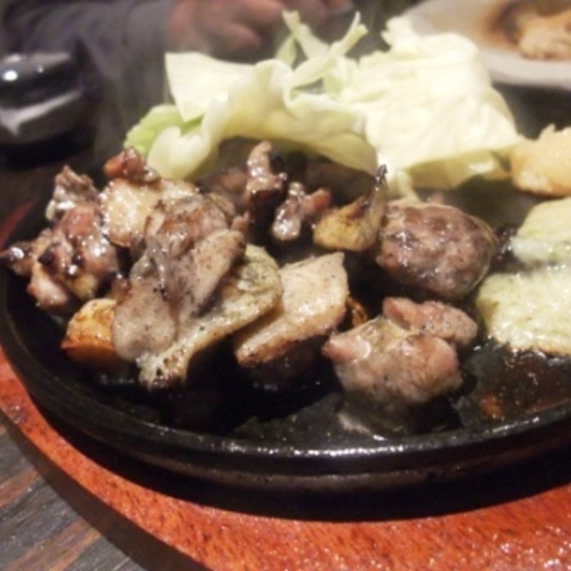 ヒネ鶏の鉄板焼き(日本酒とお魚きっちん　祐星 )