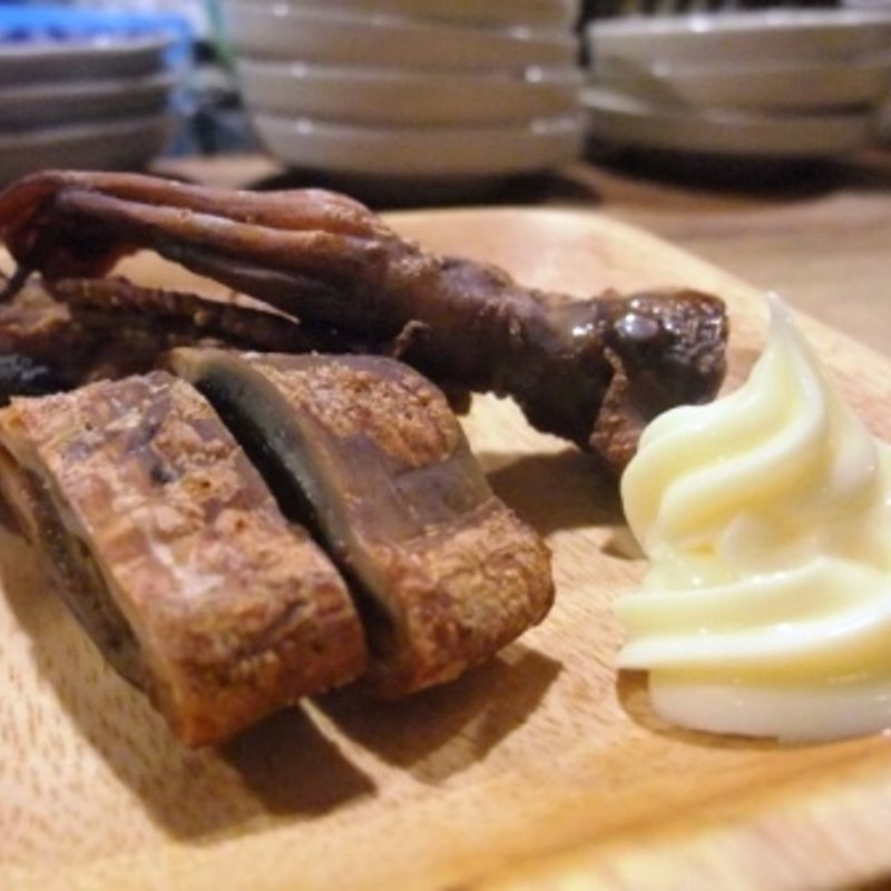 ワタ入りイカの炙り(日本酒と私 )