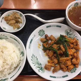 ホルモン定食(日高屋 所沢店 )