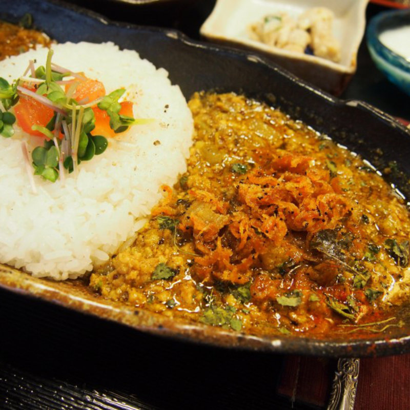 干海老の利いた鶏キーマ(旧ヤム邸 空堀店)