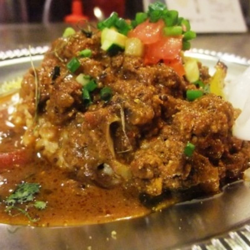 旧ヤム式子羊のキーマ(旧ヤム邸 空堀店)