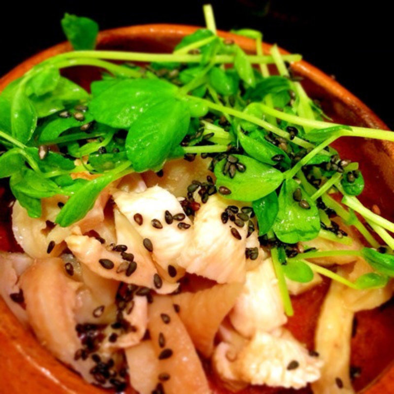 地鶏の皮の酢の物(旬の匠 )