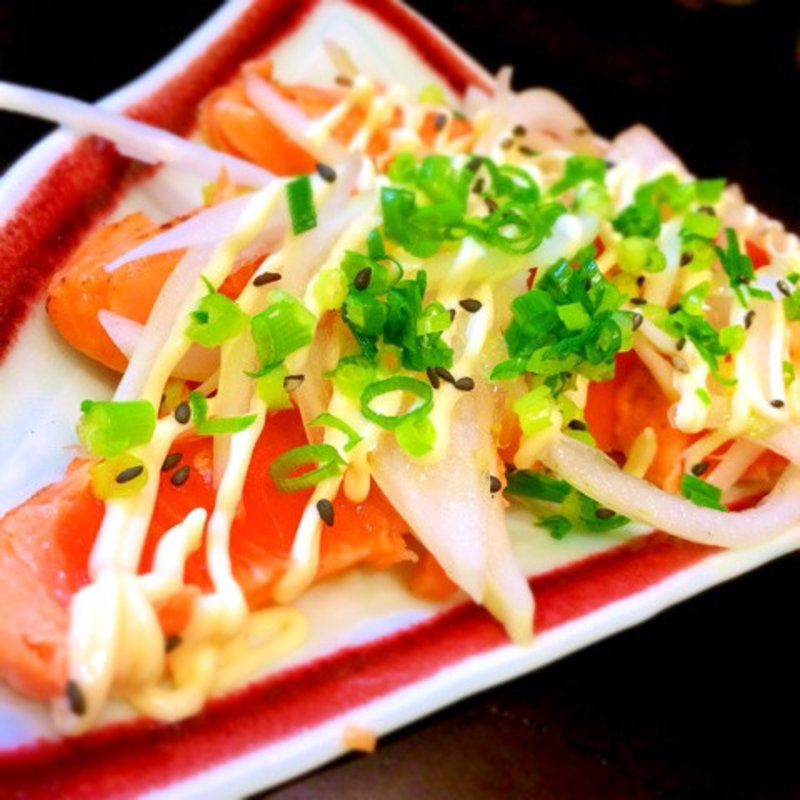 炙りサーモンのカルパッチョ(旬の匠 )