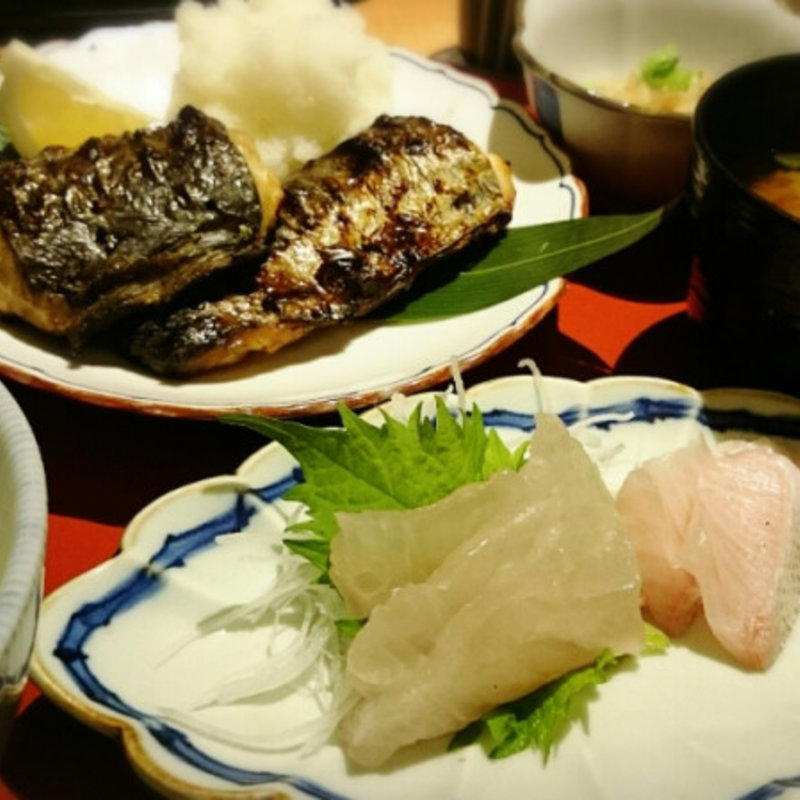 鰆と刺身のランチ(たき下)