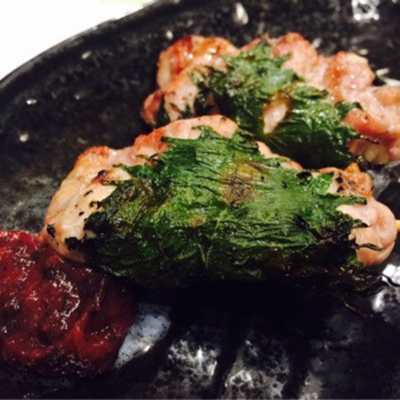 せせりのしそ巻き(旬彩家　とり遊)